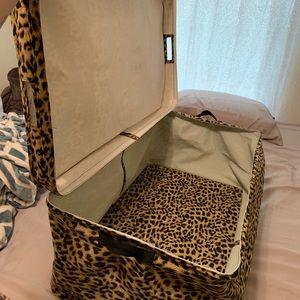 Victoria's Secret Leopard Storage Bin